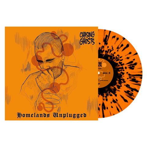 Chasing Ghosts - Homelands Unplugged - Orange with Black Splatter