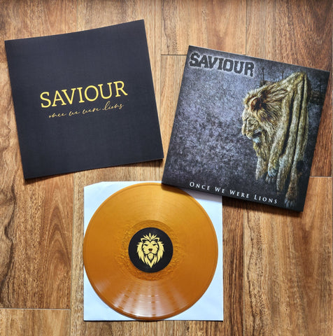 Saviour - Once We Were Lions - Gold Press with Limited Slip Case