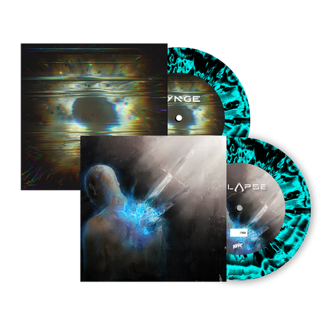 Relapse x Synge - 7" Split - Bluey Swirly Black /100